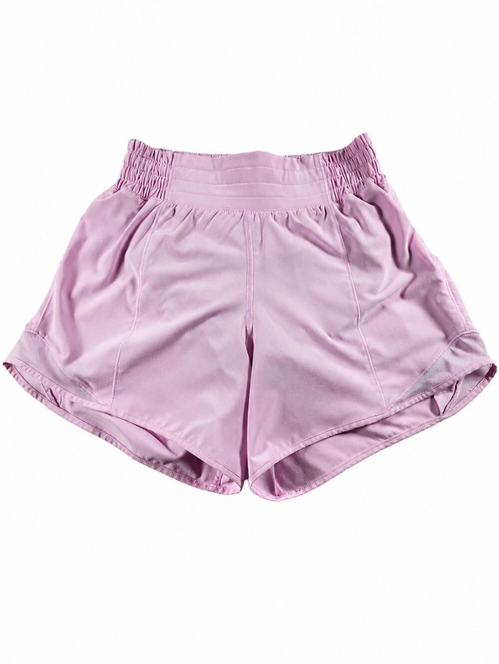 Lululemon Hotty Hot High Rise 4" Shorts Size 2 Pink Purple Lined